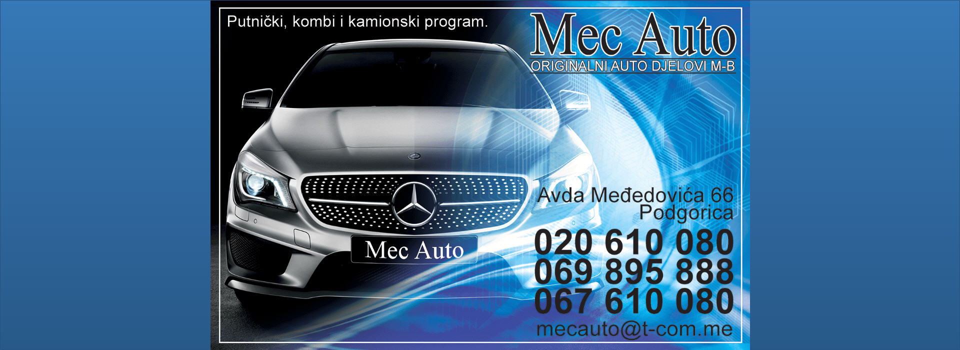 ORIGINALNI AUTO DJELOVI M-B CRNA GORA